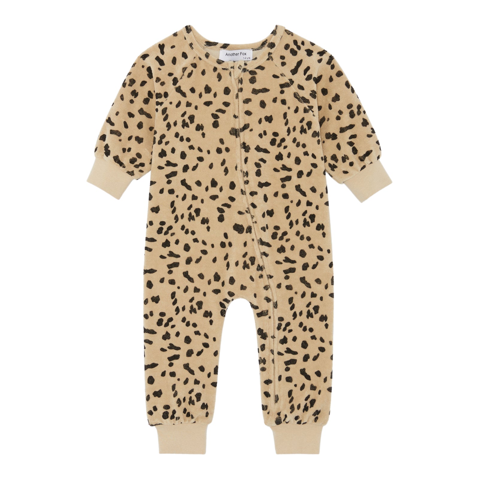 SHOOT SAMPLE DALMATIAN TERRY TOWEL ZIP SLEEPSUIT – ANOTHER FOX