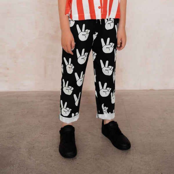 PEACE HANDS KIDS PANTS