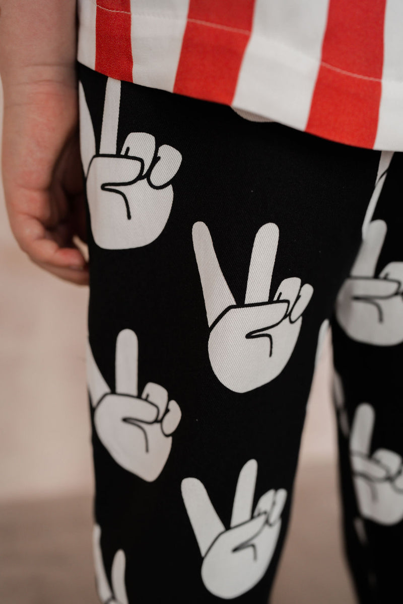 PEACE HANDS KIDS PANTS