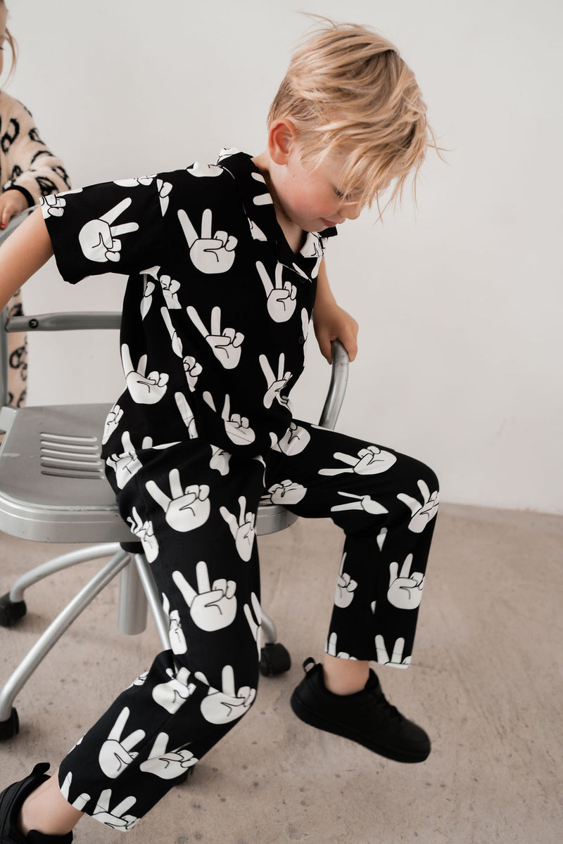 PEACE HANDS KIDS PANTS