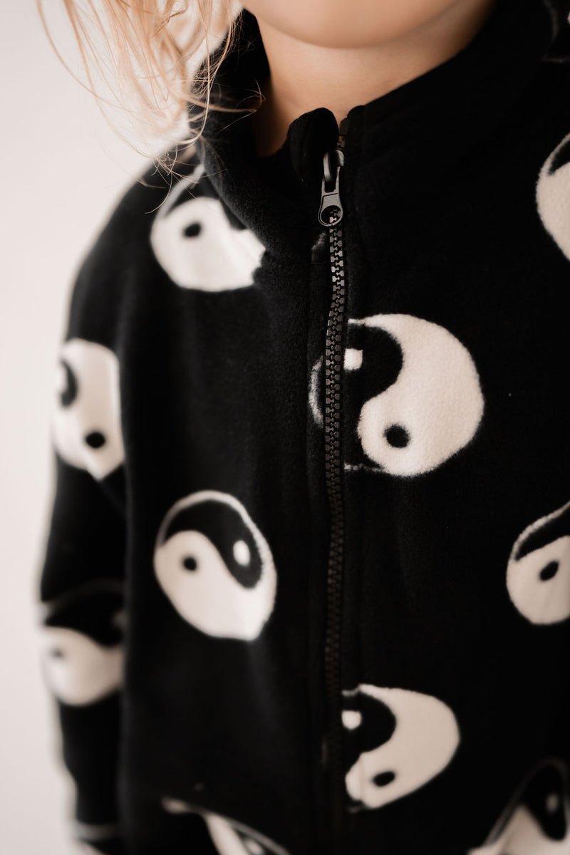 YIN YANG POLAR FLEECE KIDS ALL IN ONE