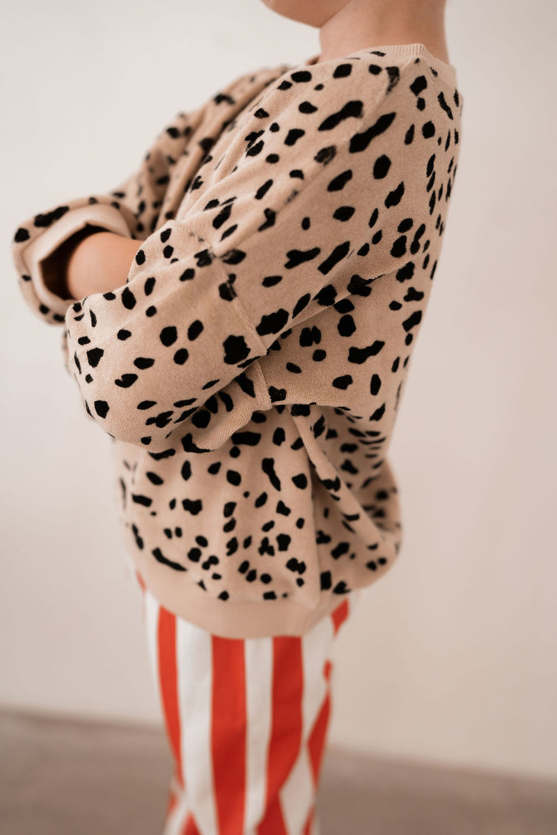 DALMATIAN TERRY TOWEL KIDS SWEATSHIRT