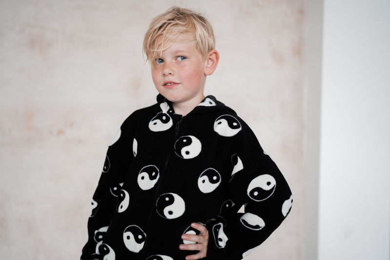 YIN YANG POLAR FLEECE KIDS HOODY