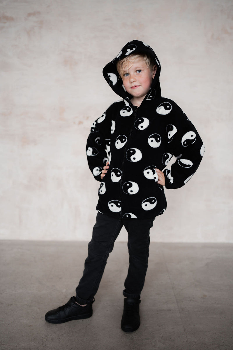 YIN YANG POLAR FLEECE KIDS HOODY