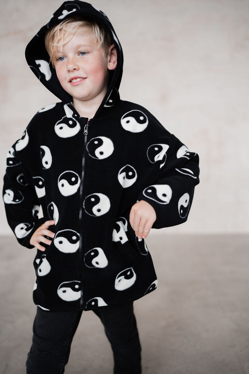 YIN YANG POLAR FLEECE KIDS HOODY