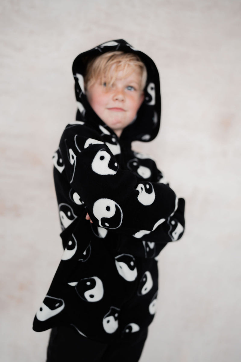 YIN YANG POLAR FLEECE KIDS HOODY