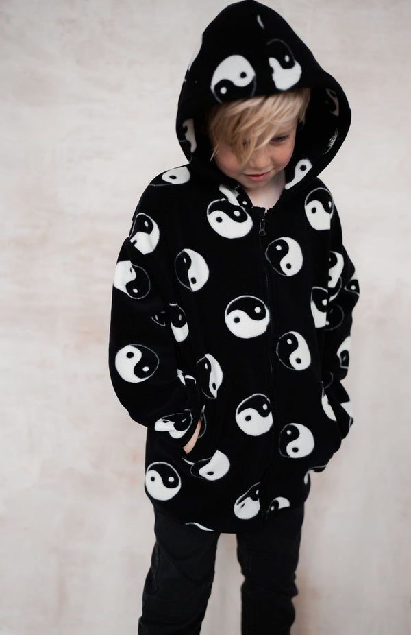 YIN YANG POLAR FLEECE KIDS HOODY