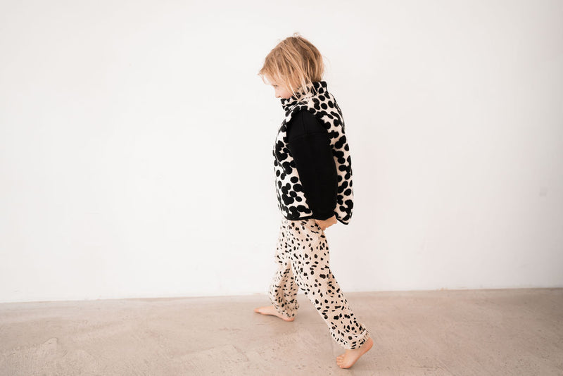 DALMATIAN TERRY TOWEL KIDS JOGGER