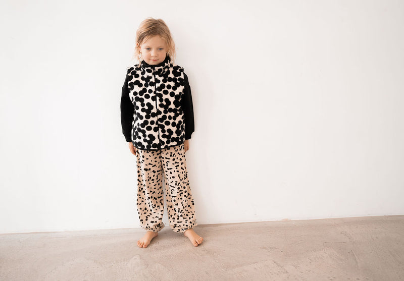 DALMATIAN TERRY TOWEL KIDS JOGGER